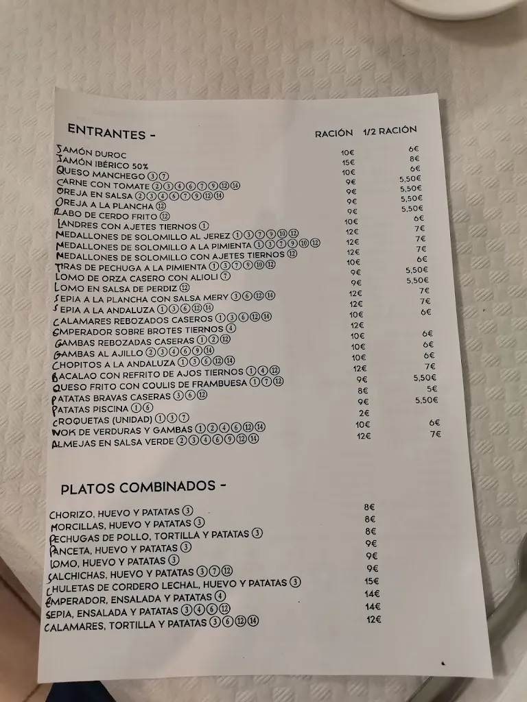 Menu_Bar-Restaurante La Piscina Ossa de Montiel_Ossa de Montiel_image_1