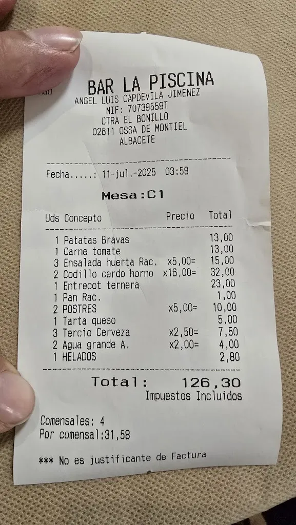 Tony Requena_Bar-Restaurante La Piscina Ossa de Montiel_Ossa de Montiel_review