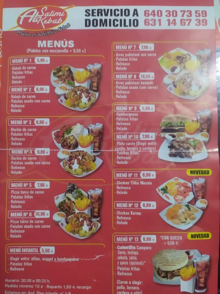 Menu_Al Salimi Kebab_Palma del Río_image_1