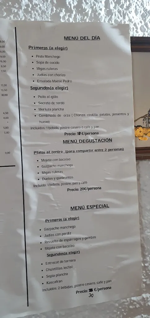 Menu_Mesón Maese Pedro_Ossa de Montiel_image_4