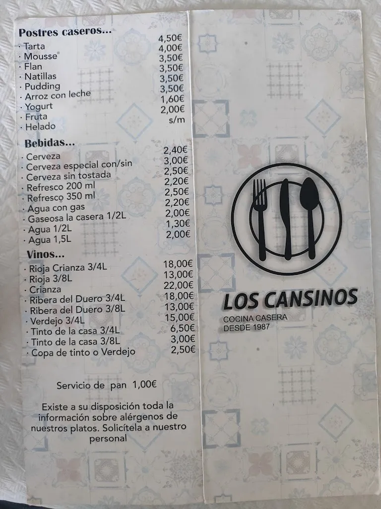 Menu_Restaurante Los Cansinos_Villafranca de Córdoba_image_2