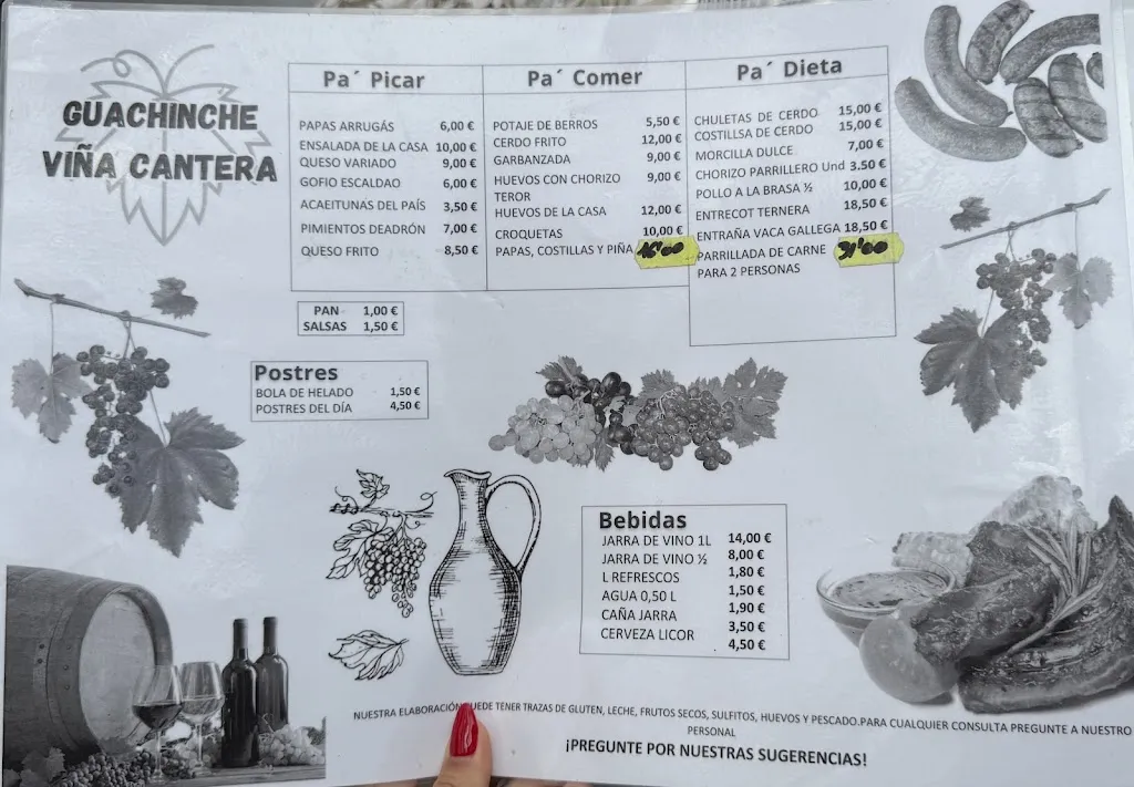 Menu_Guachinche Viña Cantera_Valsequillo_image_1