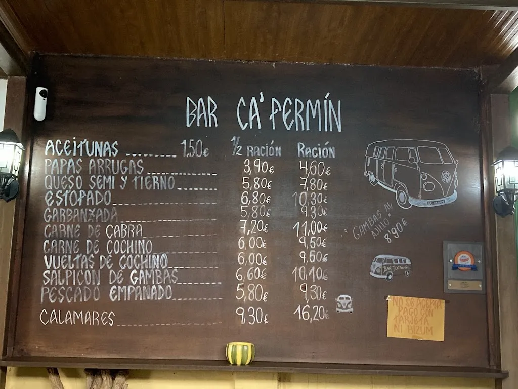 Menu_Bar Ca Fermín_Valsequillo_image_1