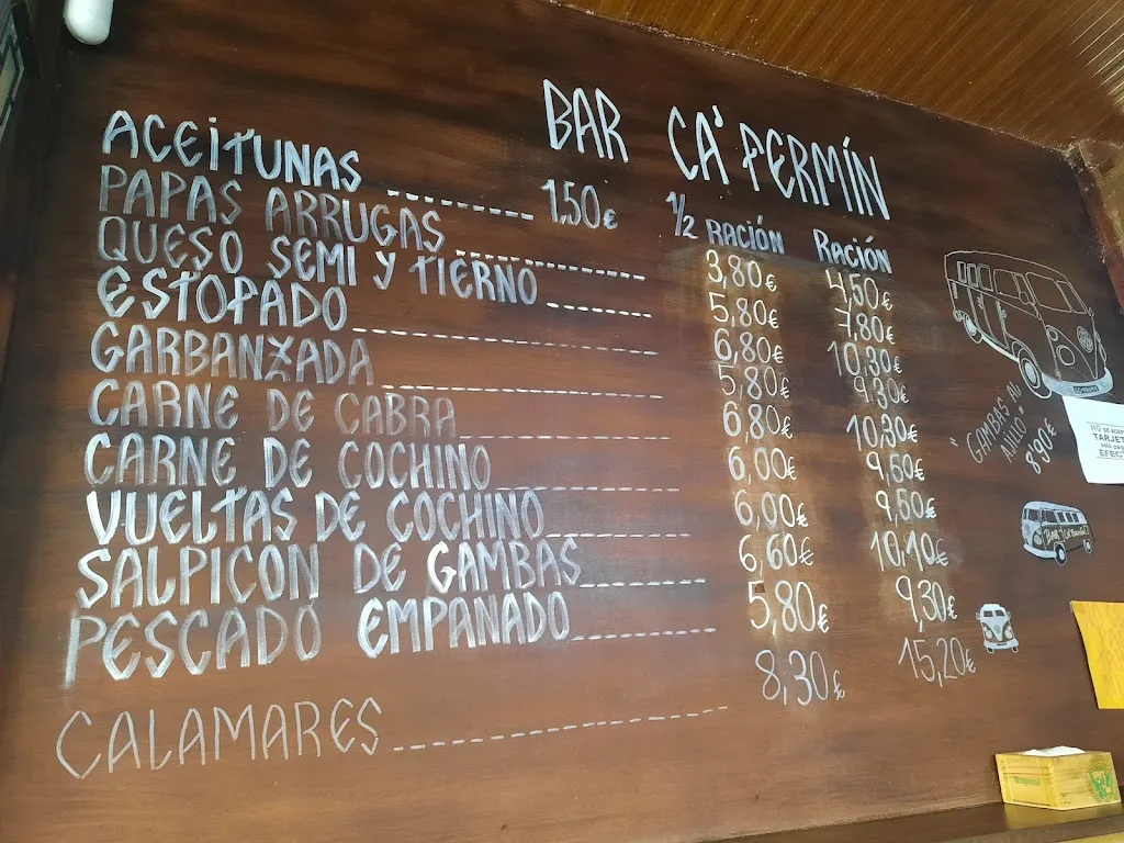 Menu_Bar Ca Fermín_Valsequillo_image_3