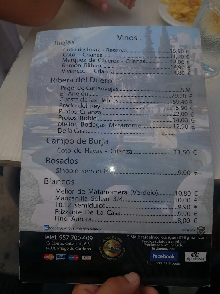 Menu_La Pianola Casa Pepe_Priego de Córdoba_image_4