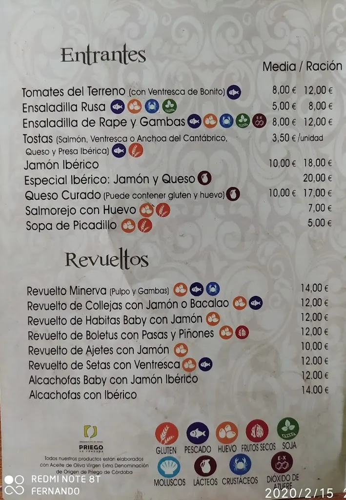 Menu_Restaurante Virrey_Priego de Córdoba_image_1