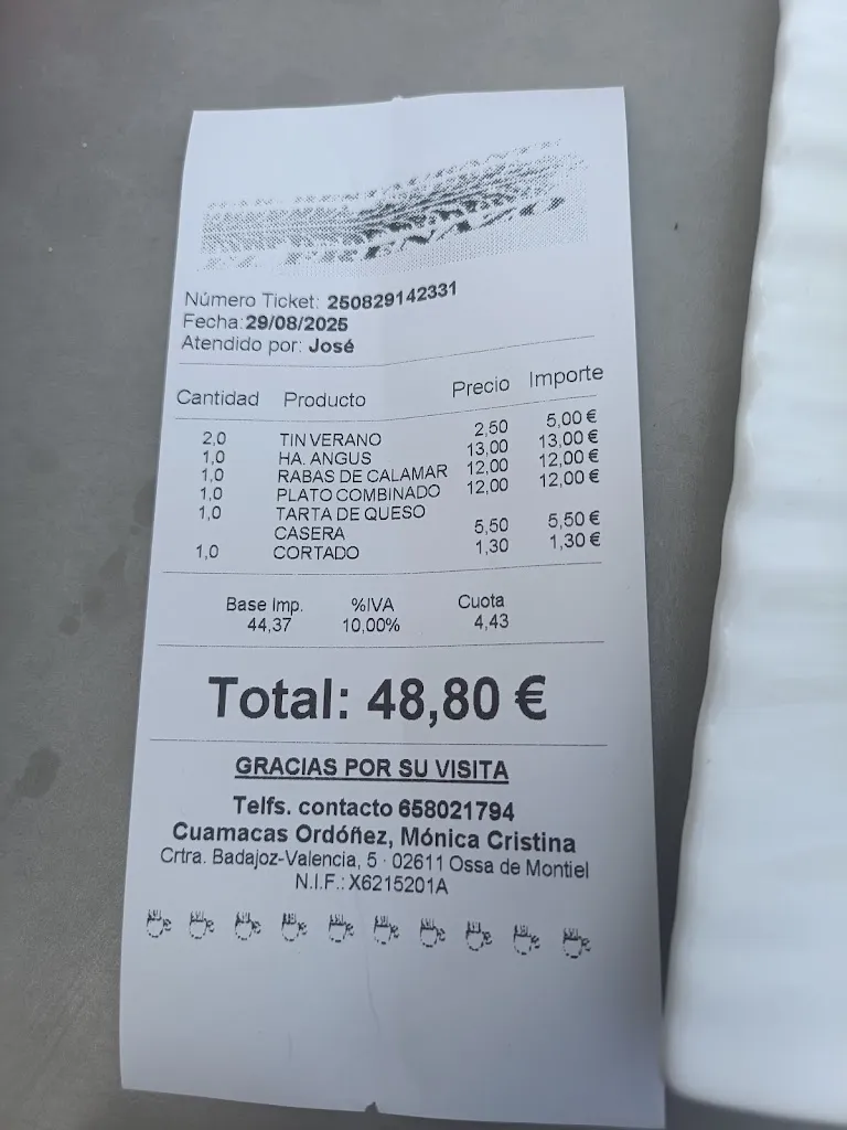 Elizabeth Feijoo_Bar Restaurante El Frenazo_Ossa de Montiel_review