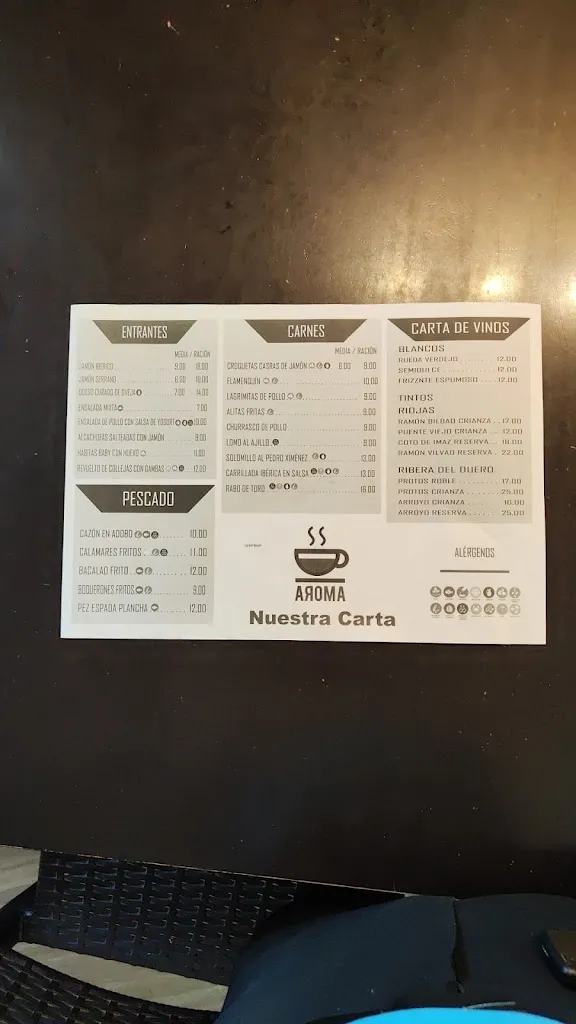 Menu_CAFE BAR AROMA_Priego de Córdoba_image_1