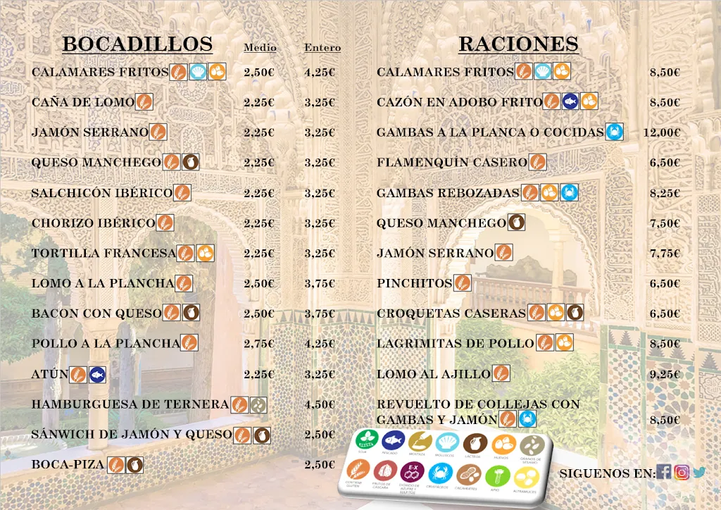 Menü_Restaurante Alhambra_Priego de Córdoba_Bild_1