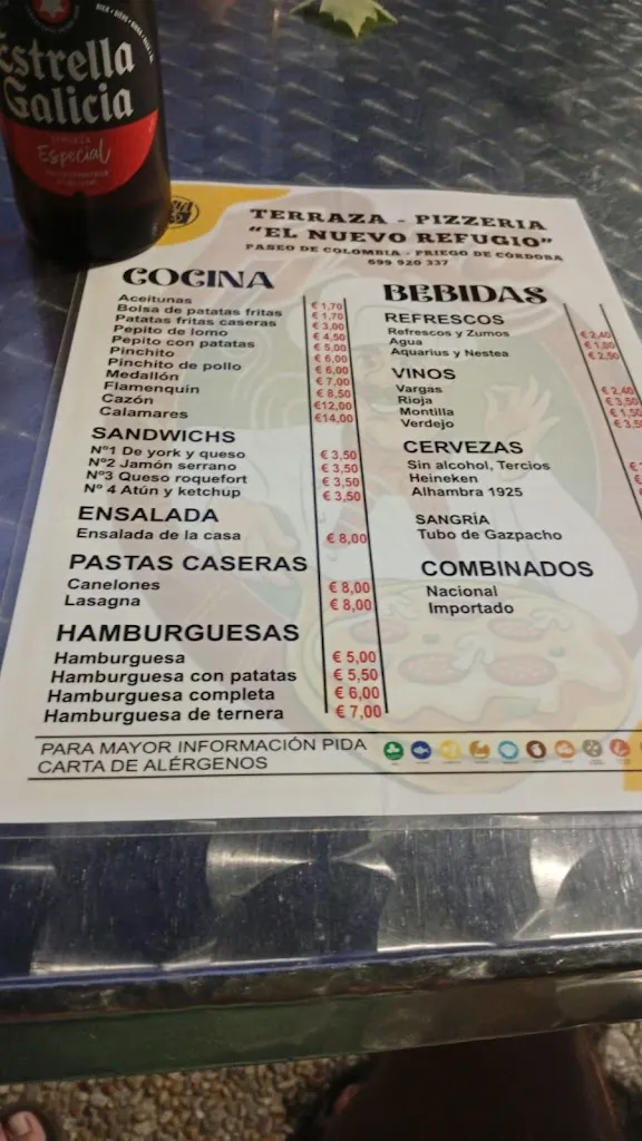 Menu_Pizzería El Refugio_Priego de Córdoba_image_1
