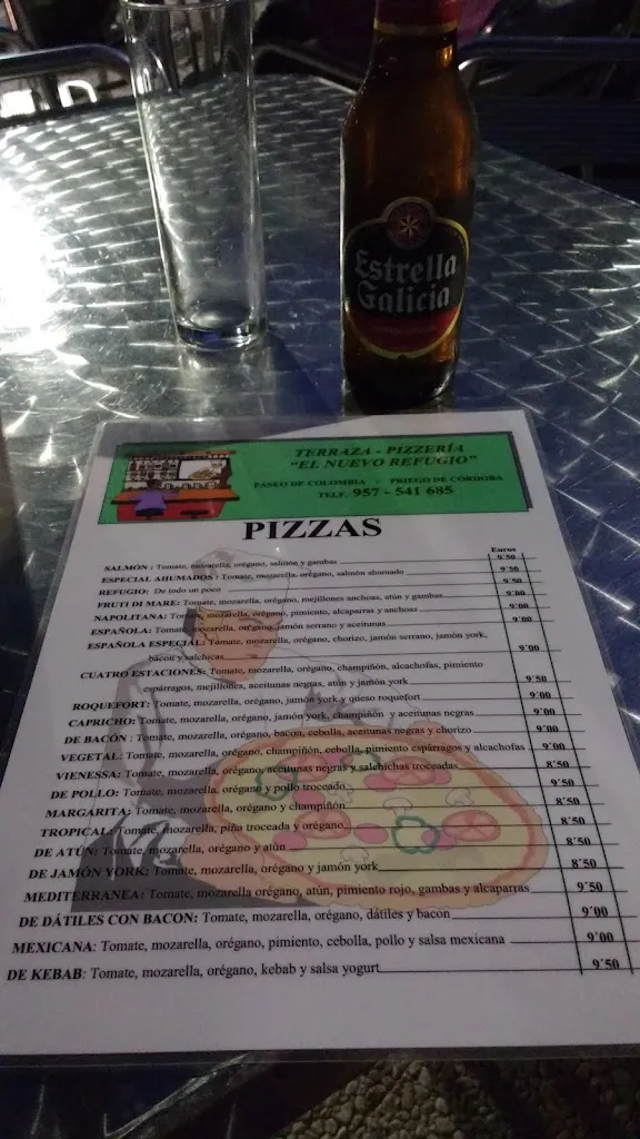 Menu_Pizzería El Refugio_Priego de Córdoba_image_2