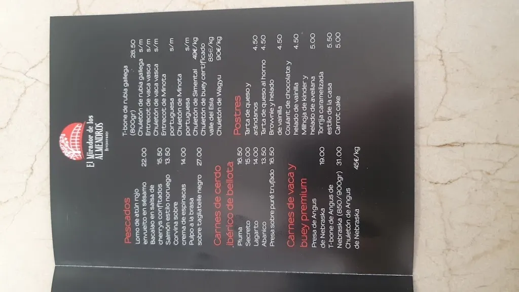 Menu_Restaurante Mirador los Almendros_Priego de Córdoba_image_2