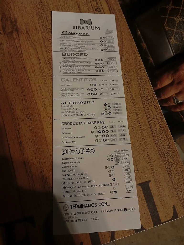 Menu_SIBARIUM Coffee Center_Priego de Córdoba_immagine_1