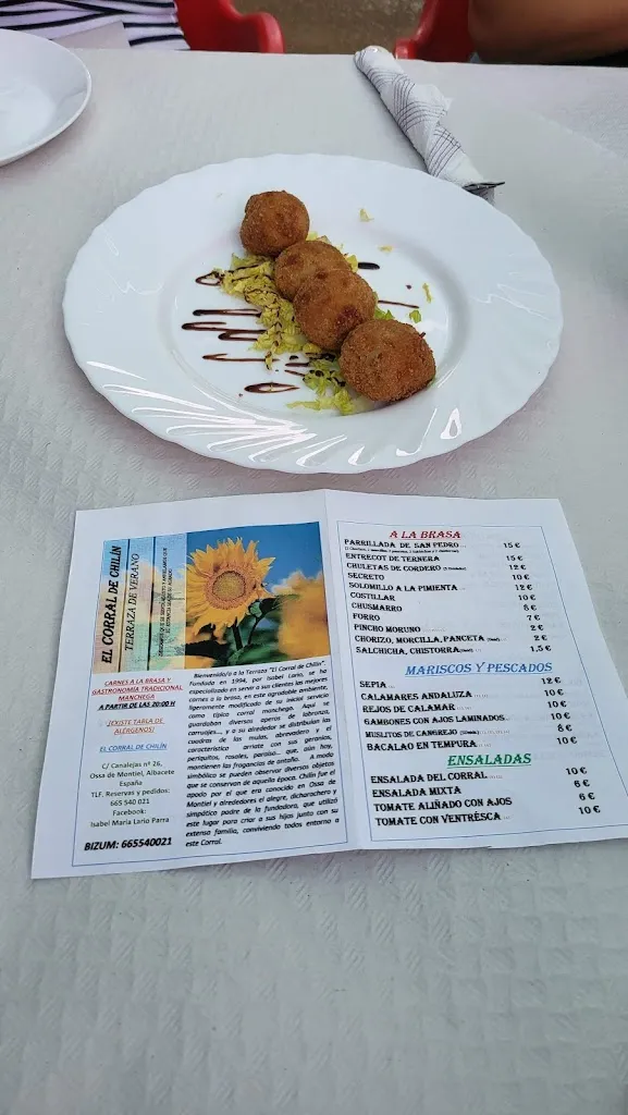 Menu_El Corral De Chilín_Ossa de Montiel_image_2