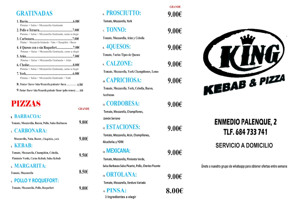 Menu_King kebab &pizza_Priego de Córdoba_image_2