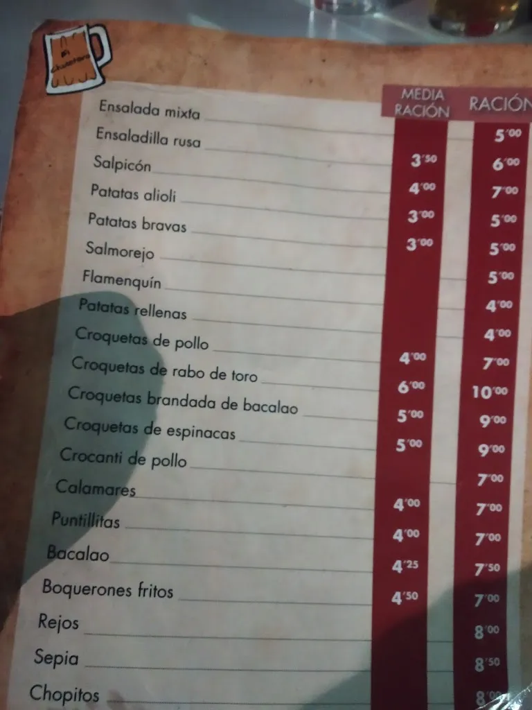 Menu_Cafe Bar Los Del Chuletero_Villa del Río_image_3