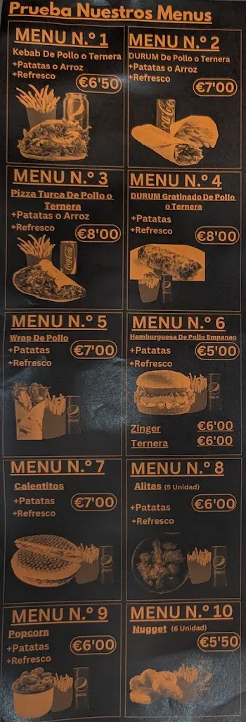Menu_Kebab villa del río nuevo_Villa del Río_image_1