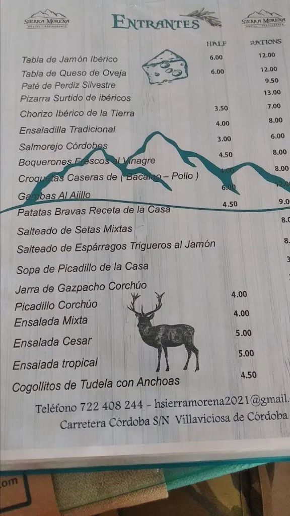 Menu_Hostal Restaurante Sierra Morena_Villaviciosa de Córdoba_image_2
