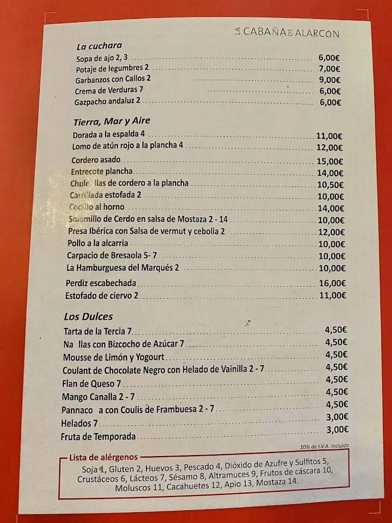 Menu_Restaurante La Cabaña de Alarcón_Alarcón_image_3