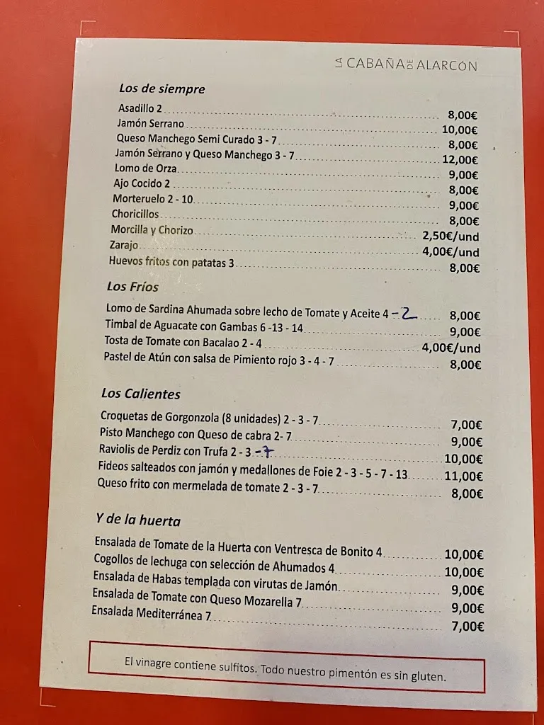 Menu_Restaurante La Cabaña de Alarcón_Alarcón_image_4