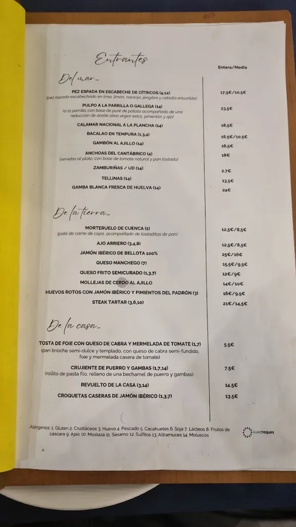 Menu_Restaurante Divel_Albaladejo del Cuende_immagine_1