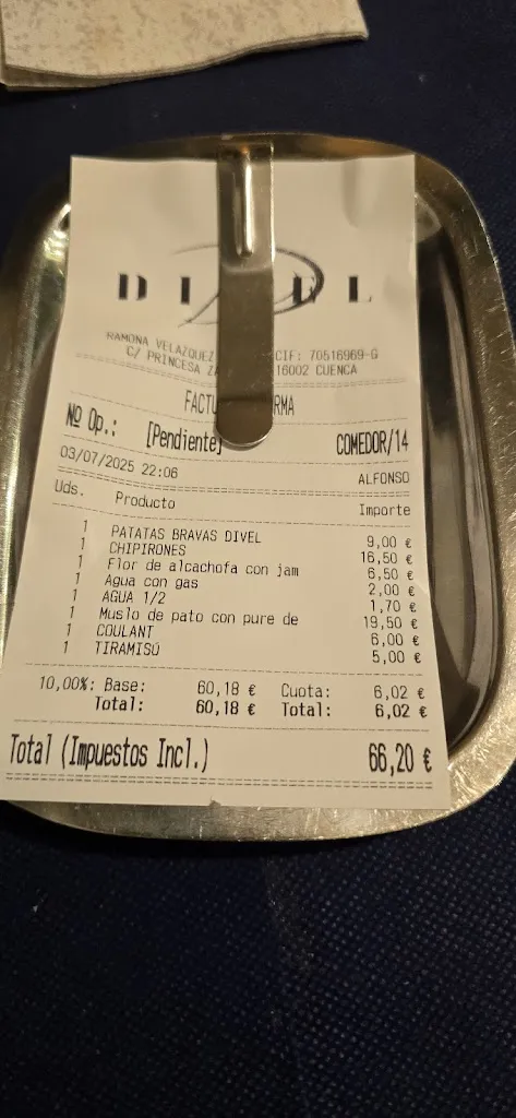 Lina LLOVERA VAREA_Restaurante Divel_Albaladejo del Cuende_recensione