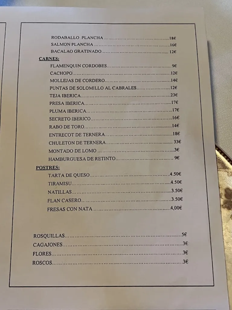 Menu_Restaurante la Puerta Falsa De Lucman_Villanueva de Córdoba_image_1