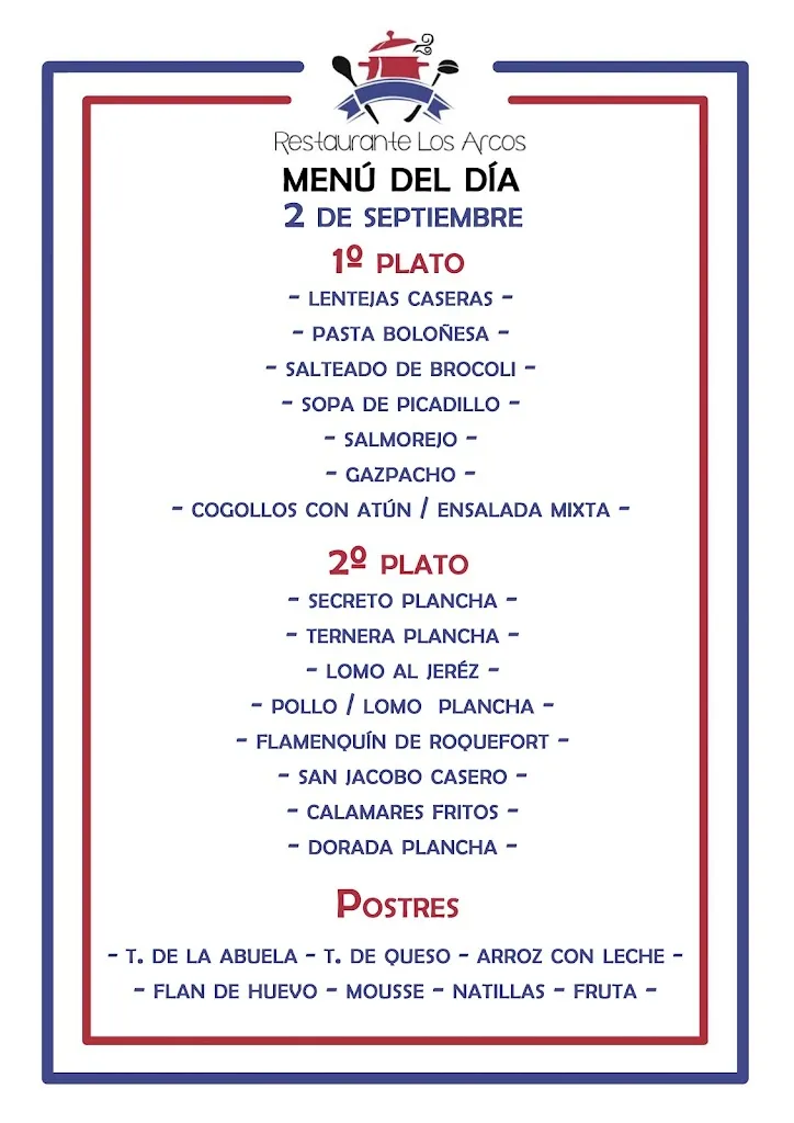 Menu_Bar-Restaurante Los Arcos_Puente Genil_image_4