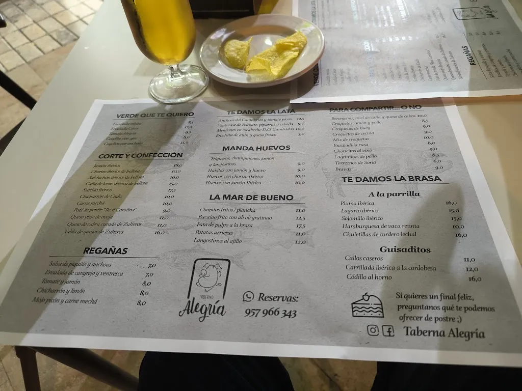 Menu_Taberna Alegría_Puente Genil_image_1