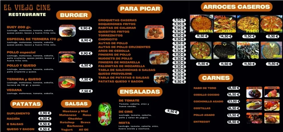 Menu_RESTAURANTE *EL VIEJO CINE*_Robledo_image_2