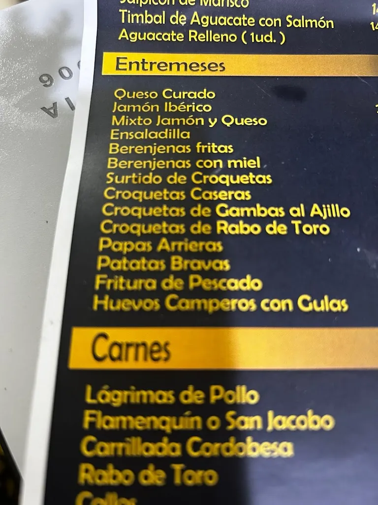 Menu_Cervecería El Rincón de la Tapa_Puente Genil_immagine_1
