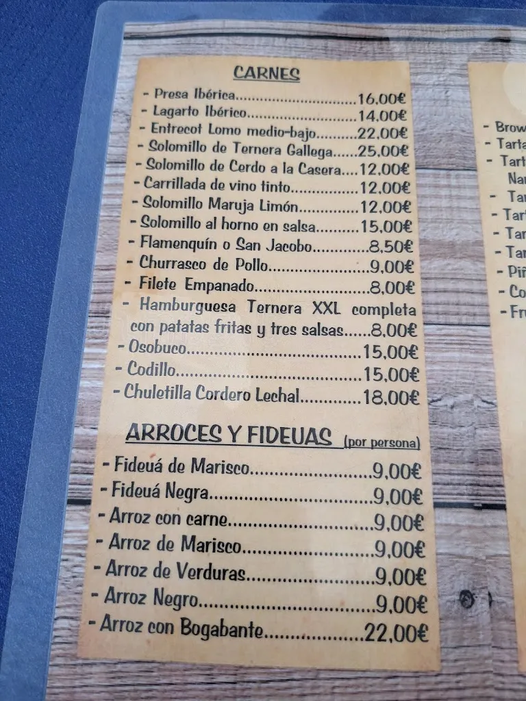 Menu_Bar Restaurante Maruja Limón_Puente Genil_image_1
