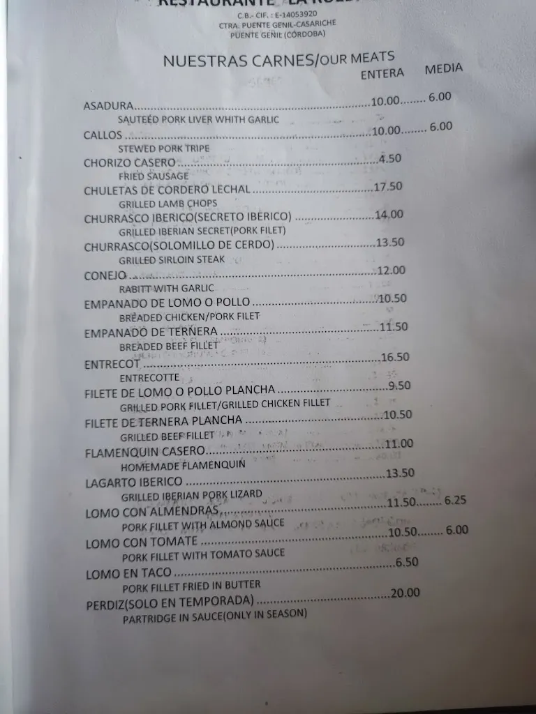 Menu_Restaurante La Rueda_Puente Genil_image_1