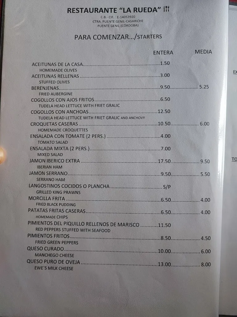 Menu_Restaurante La Rueda_Puente Genil_image_4