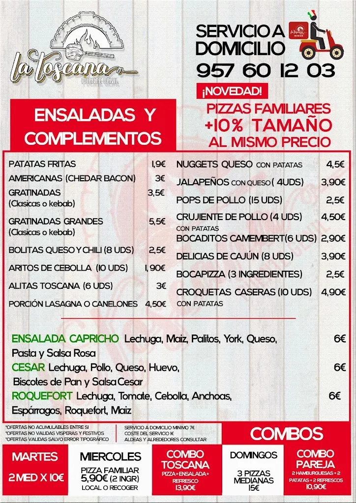 Menu_Pizzeria Toscana Puente Genil_Puente Genil_image_2