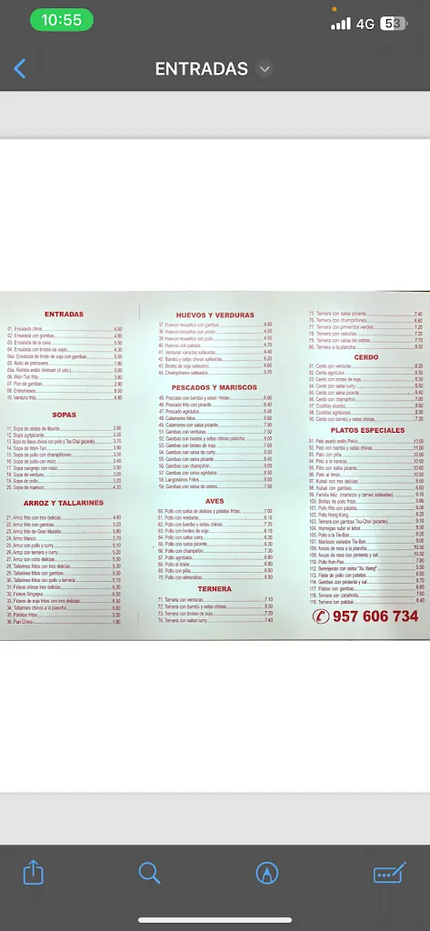Menu_Restaurante Gran Muralla PUENTE GENIL_Puente Genil_immagine_4