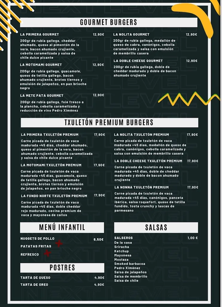 Menu_Nolitos Burger_Puente Genil_immagine_1