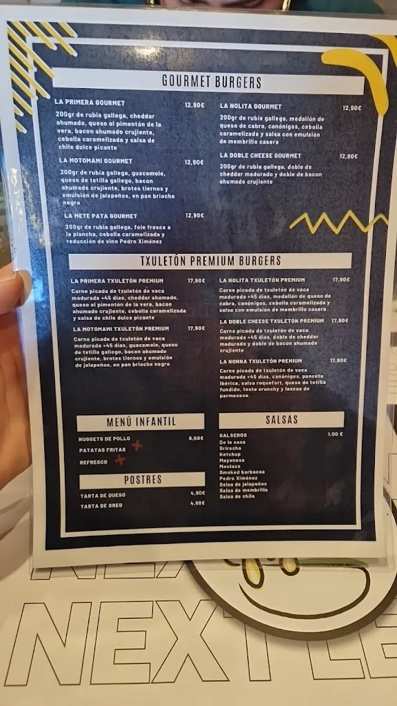 Menu_Nolitos Burger_Puente Genil_immagine_3