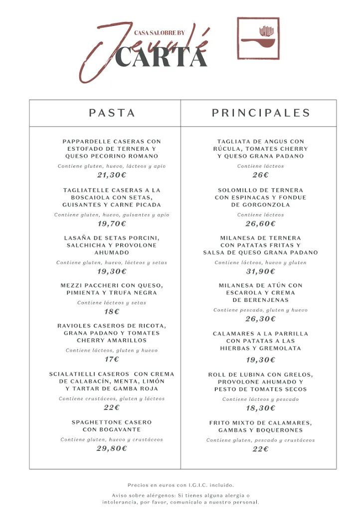 Menu_Casa Salobre Restaurant by Jevule_Salobre_image_1