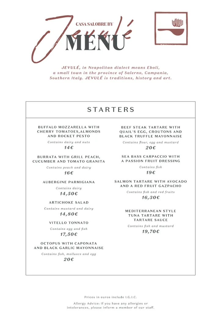 Menu_Casa Salobre Restaurant by Jevule_Salobre_image_3