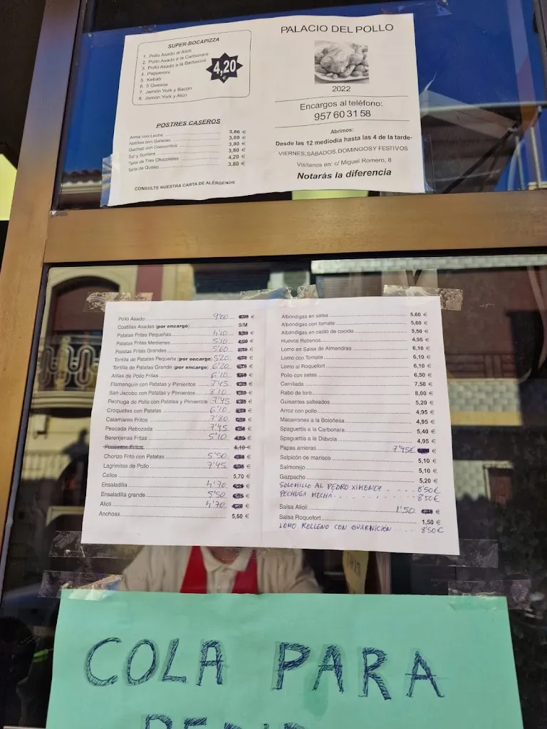 Menu_El Palacio del Pollo S. L._Puente Genil_image_1