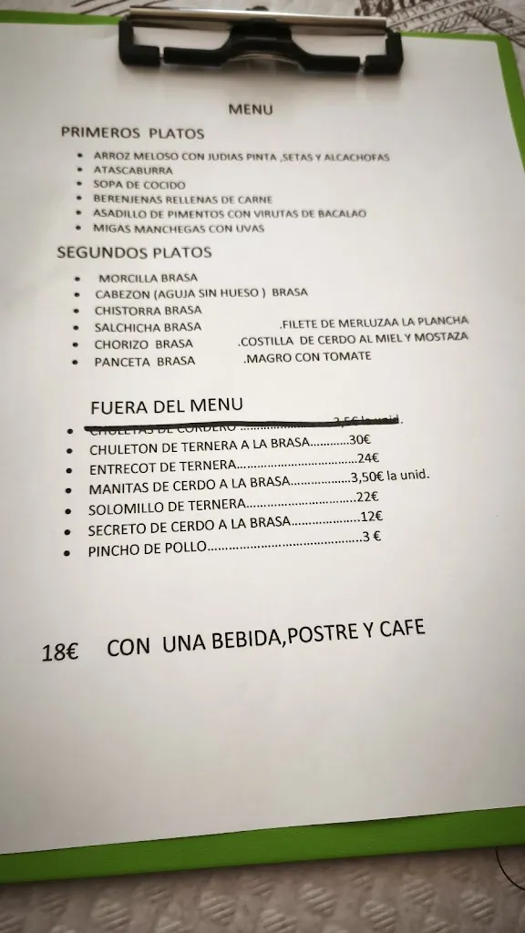 Menu_Restaurante Asador Los Olivos_Salobre_image_1
