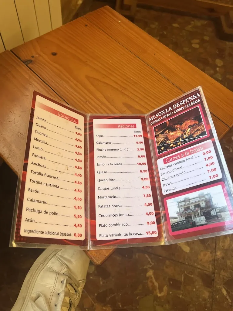 Menu_Restaurante La Despensa_Almarcha La_immagine_1