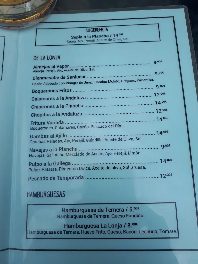 Menu_Bar La Lonja_Altarejos_image_2