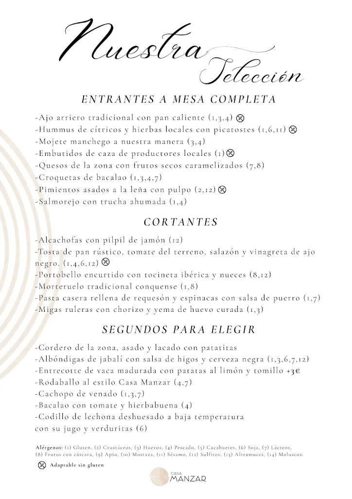 Menu_Restaurante Casa Manzar_Arguisuelas_image_1