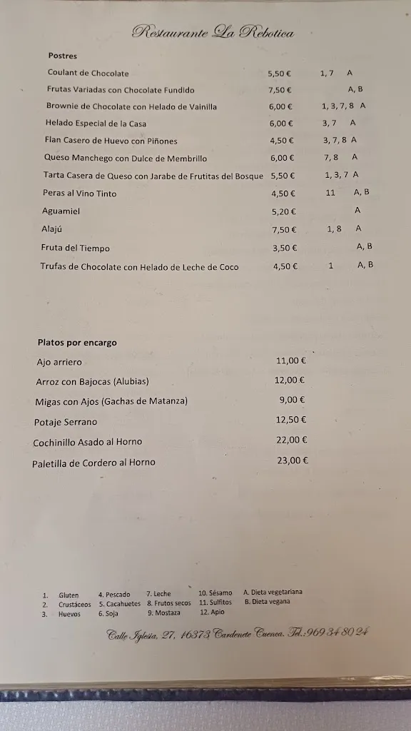 Menu_Restaurante La Rebotica._Arguisuelas_image_1