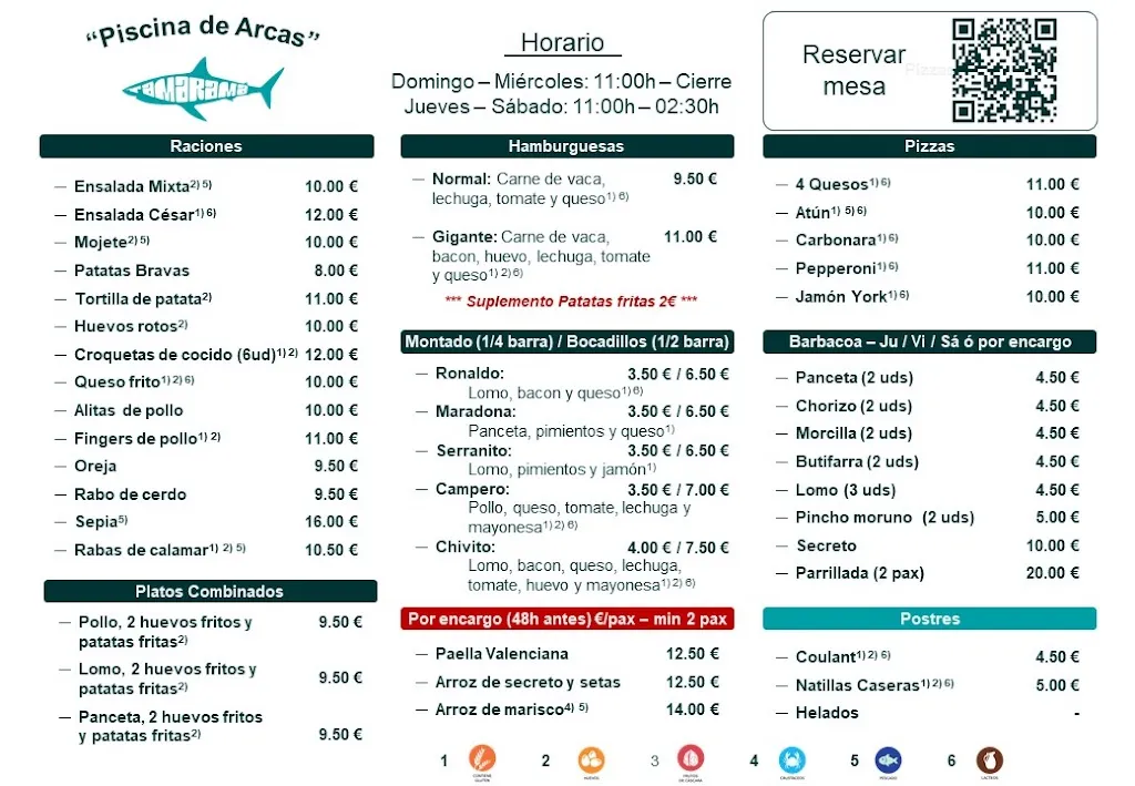 Menu_Bar “Piscina de Arcas”_Arcas del Villar_image_1