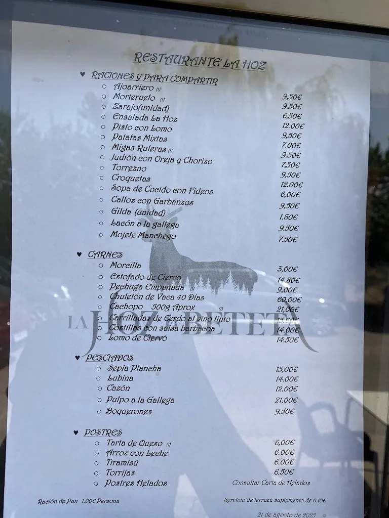 Menu_La Hoz de Beteta Bar-Restaurante_Beteta_image_1