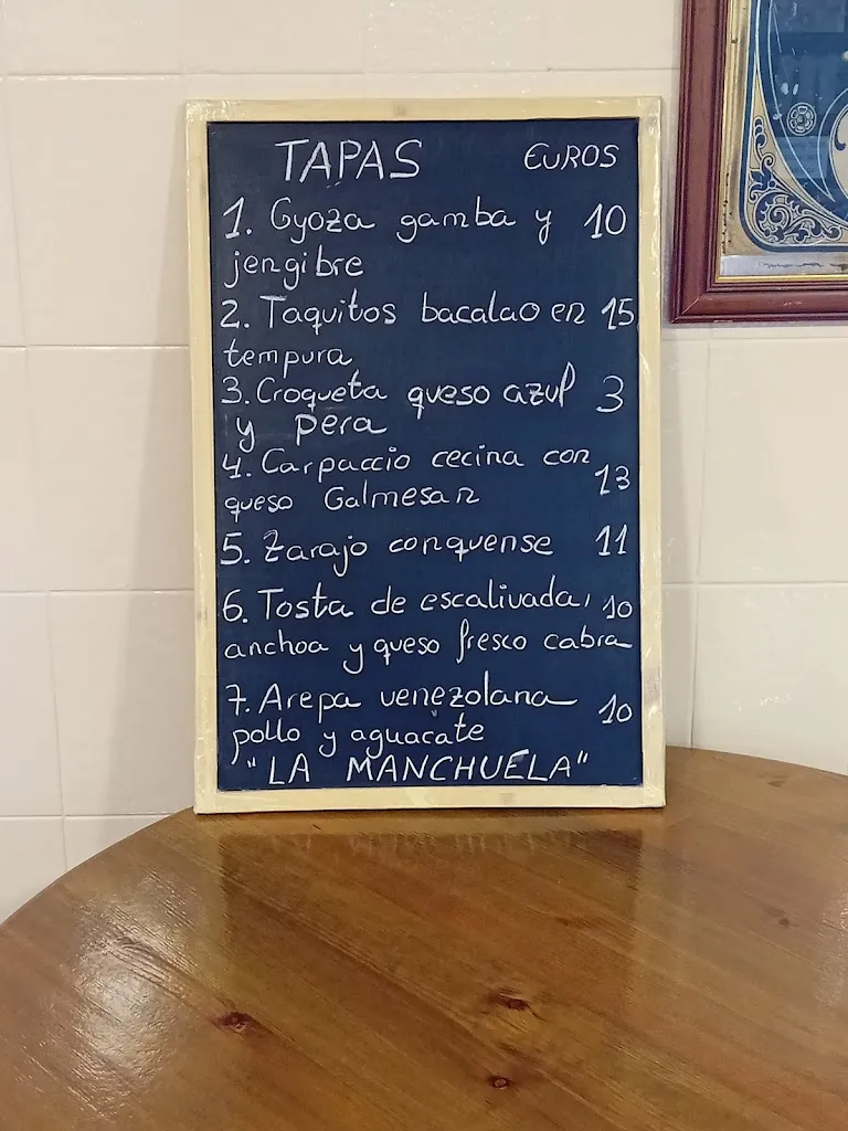 Menu_La Manchuela Gastrobar_Buenache de Alarcón_immagine_1
