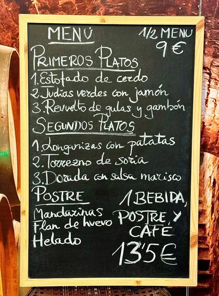 Menu_La Manchuela Gastrobar_Buenache de Alarcón_immagine_2